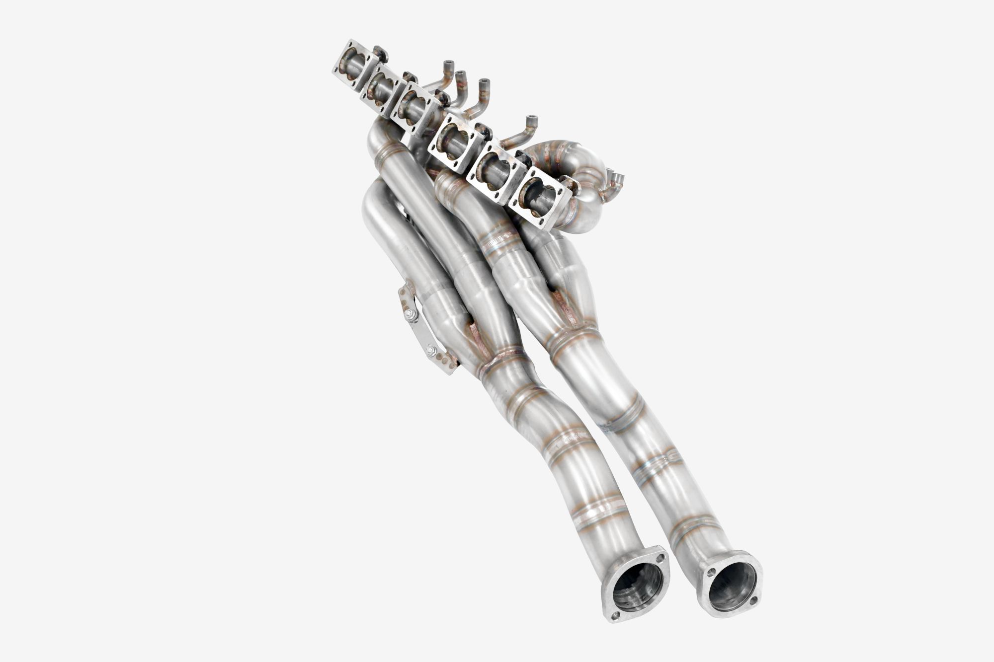 Fächerkrümmer Step Design (Left Hand Drive) (Anschlüsse für die Flansche der Sekundärlufteinblasung sind integriert)